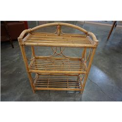 RATTAN 3 TIER STAND