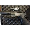 Image 2 : WALTHER NIGHTHAWK CO2 PELLET PISTOL IN HARD CASE WITH ACCESSORIES, RED DOT, FLASHLIGHT, SUPRESSOR