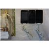 Image 2 : 3 APPLE IPOD TOUCH ONE W/ 2 CORDS - ONE WORKING, AND GLAADRIEL LORD OF THE RINGS FIGURE IN BOX