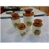 Image 1 : LOT OF VINTAGE KITCHEN CERAMIC CANNISTERS