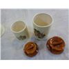 Image 3 : LOT OF VINTAGE KITCHEN CERAMIC CANNISTERS