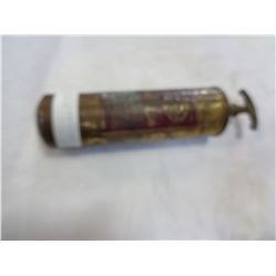 BRASS ANTIQUE QUICK AID FIRE EXTINGUISHER