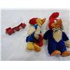 Image 1 : 1980s AND OTHER WOODY WOODPECKER DOLLS AND METAL TRAIN
