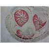 Image 2 : HEAVY CRYSTAL CUT RUBY VASE