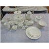 Image 1 : LARGE LOT OF VAL DOR ROYAL ALBERT CHINA, TEAPOT, CHIPPED COFFEE POT, AND CREAM AND SUGAR