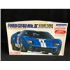 Image 1 : 1966 Ford GT-40 MK II 1:18 Scale #2 Race Version (Blue/White Stripes)
