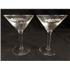 Image 1 : COLLECTIBLE 007 TOMORROW NEVER DIES MARTINI GLASSES