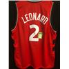 Image 1 : KAHWI LEONARD SIGNED TORONTO RAPTORS BASKETBALL JERSEY (IN THE ZONE AUTHENTICS)