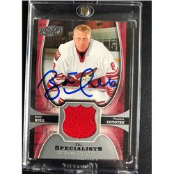 BRETT HULL SIGNED POWER PLAY THE SPECIALISTS HOCKEY CARD