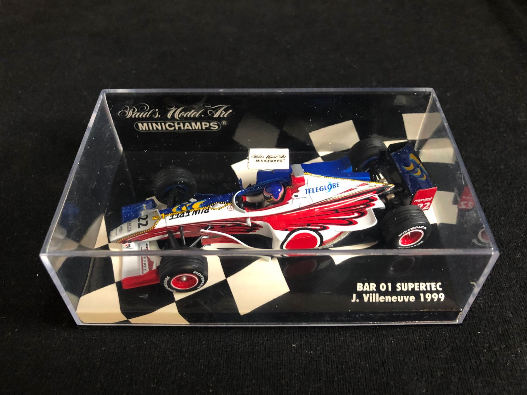 Minichamps SB 1/18 - F1 BAR 01 Supertec 1999 Villeneuve Minichamps SB 1/18 - F1 BAR 01 Supertec 1999 Villeneuve