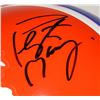 Image 2 : Peyton Manning Signed Broncos Full-Size Throwback Helmet (Fanatics Hologram)