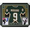 Image 1 : Mike Modano Signed Dallas Stars 35x43 Custom Framed Jersey (JSA Hologram)