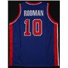 Image 1 : Dennis Rodman Signed Detroit Pistons Jersey Inscribed  (Beckett COA)