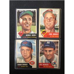 1953 TOPPS BASEBALL CARD LOT