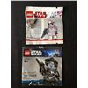 Image 1 : STAR WARS LEGO ARF/CHROME STORMTROOPER  MINIFIGURE POLYBAG LOT