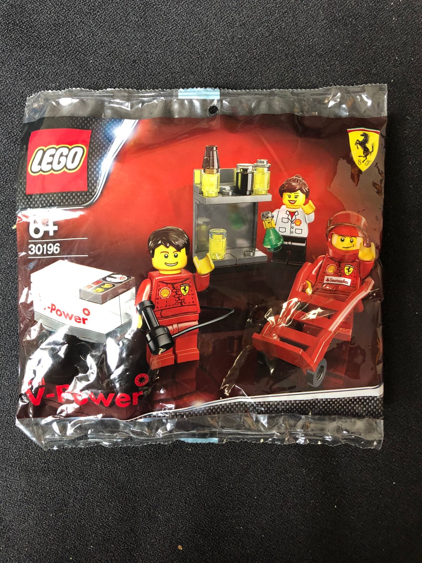 Lego Shell F1 Lego 30196 Shell Ferrari F1 Team Polybag