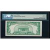 Image 2 : 1929 $5 Wheeling National Bank Note PMG 65