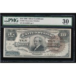 1886 $10 Silver Certificate PMG 30