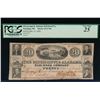 Image 1 : 1838 $20 Rail Road Company Obsolete Note PCGS 25