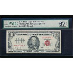 1966 $100 Legal Tender Note PMG 67EPQ