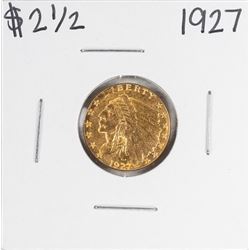 1927 $2 1/2 Indian Head Quarter Eagle Gold Coin