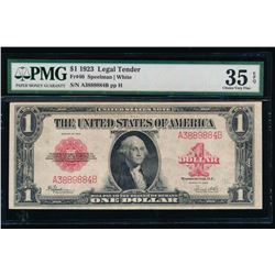 1923 $1 Legal Tender Note PMG 35EPQ