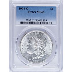 1904-O $1 Morgan Silver Dollar Coin PCGS MS62