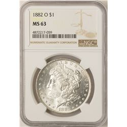 1882-O $1 Morgan Silver Dollar Coin NGC MS63