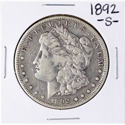 1892-S $1 Morgan Silver Dollar Coin