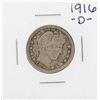 Image 1 : 1916-D Barber Quarter Coin