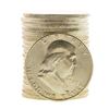 Image 1 : Roll of (20) Brilliant Uncirculated 1948-D Franklin Half Dollar Coins