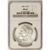 Image 1 : 1881-S $1 Morgan Silver Dollar Coin NGC MS64