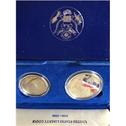 1986 US Silver Liberty Coins Collection in Original US Mint Box