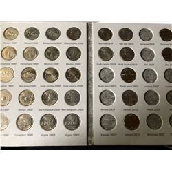 1999 to 2003 State Quarters Collection in Book 29 Total Coins