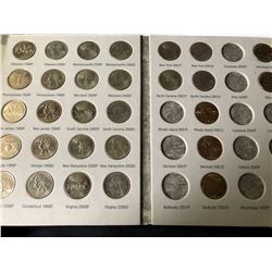 1999 to 2003 State Quarters Collection in Book 29 Total Coins