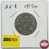 Image 1 : Canada Twenty Five Cent 1890