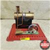 Image 1 : Toy Steam Engine - Square Red Base