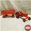 Image 1 : Combo: Allis Chalmers WD45 & Wagon (Scale: 1/16)