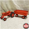Image 2 : Combo: Allis Chalmers WD45 & Wagon (Scale: 1/16)