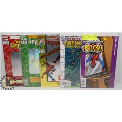 5 COLLECTORS SPIDERMAN COMICS