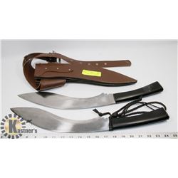 KUKRI STYLE REPLICA MACHETE SET OF TWO