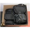 Image 1 : BOX OF ASSORTED CAMERA BAGS/CASES.