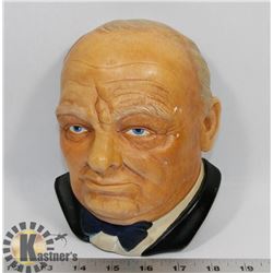 WINSTON CHURCHILL BOSON CHALKWARE HEAD