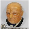 Image 1 : WINSTON CHURCHILL BOSON CHALKWARE HEAD