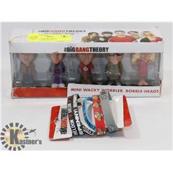 BIG BANG THEORY MINI BOBBLEHEADS WITH