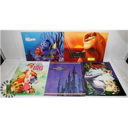 5 SETS OF DISNEY LITHOGRAPHS.