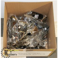 BOX OF ASSORTED UV SUNGLASSES BOXES.
