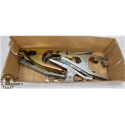 LOT OF 5 WELDER GROUND CLAMPS - SOME NEW.