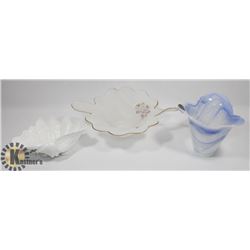 ONE ARTE MURANO BLUE VASE, ONE ARTE