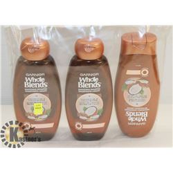 BAG OF GARNIER WHILE BLENDS SHAMPOO AND